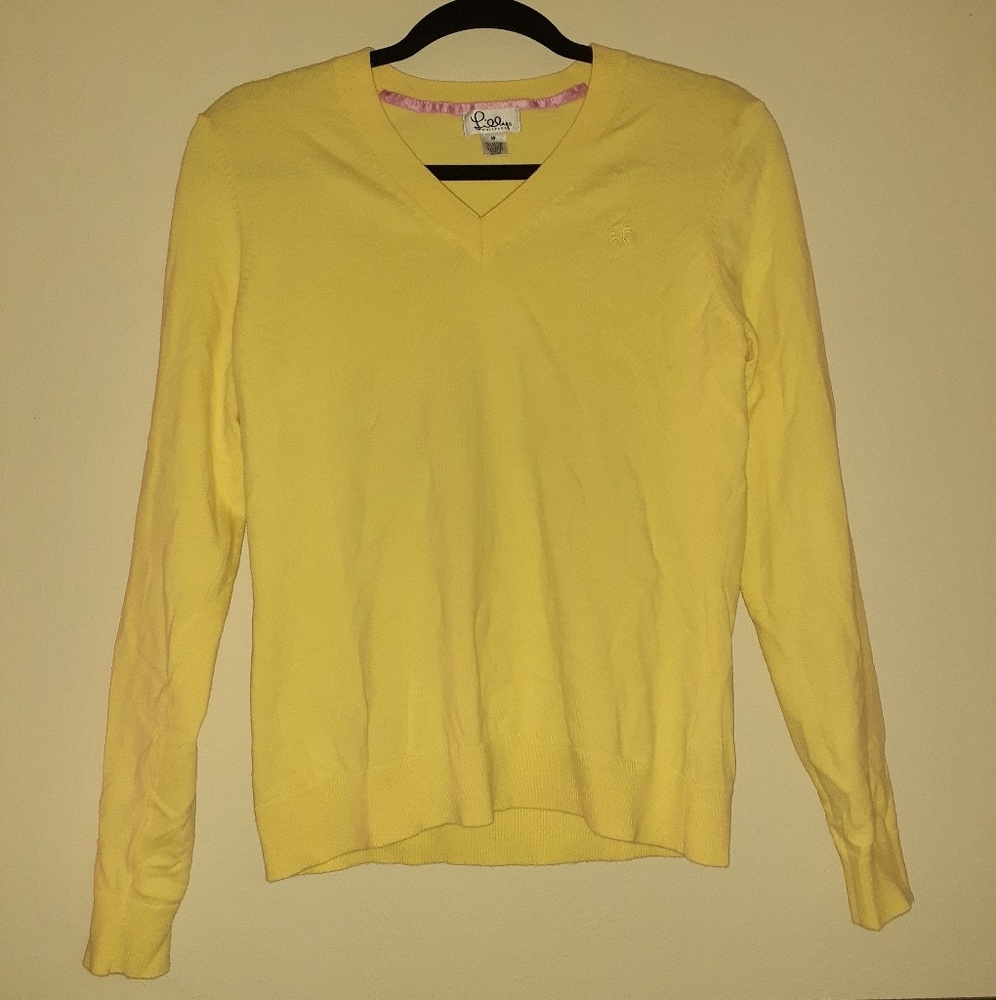 NWOT Lilly Pulitzer Yellow Sweater